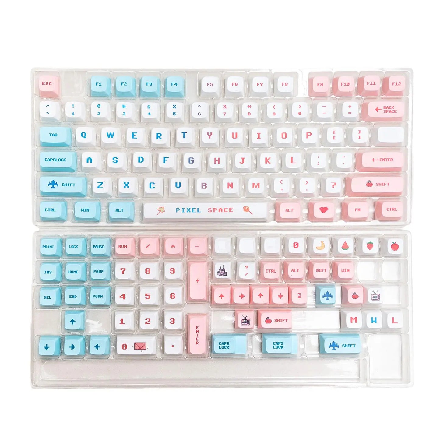 Pixel PBT Dye-Sub XDA Keycaps (Without Box)