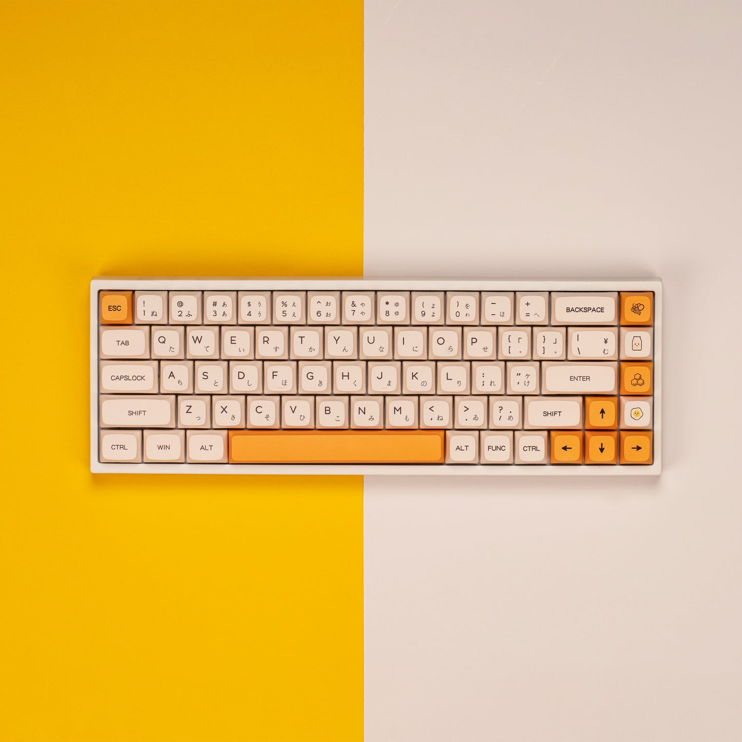 Honey PBT Dye-Sub XDA Keycaps